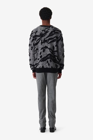 Pull en laine et mohair Pules - Gris