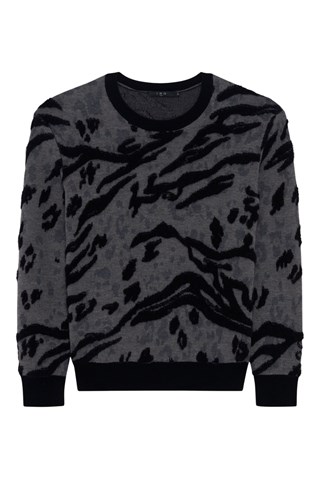 Pull en laine et mohair Pules - Gris