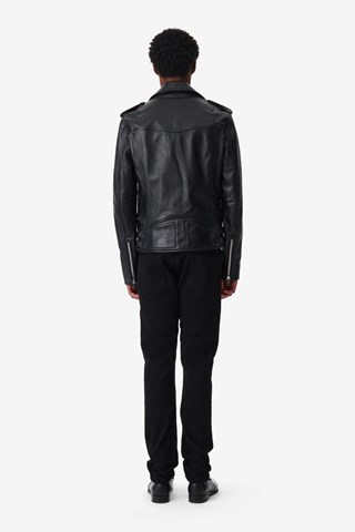 Veste en cuir Erik - Noir