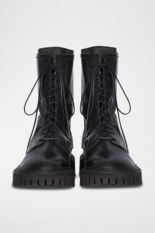 Boots en cuir d’agneau Kosmic - Noir