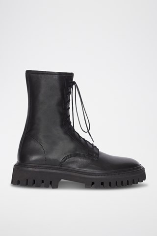 Boots en cuir d’agneau Kosmic - Noir