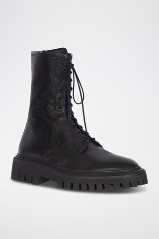 Boots en cuir d’agneau Kosmic - Noir