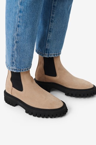 Boots Chelsea en nubuck Kosmic - Beige