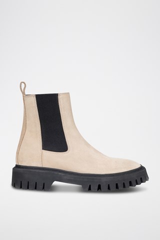 Boots Chelsea en nubuck Kosmic - Beige