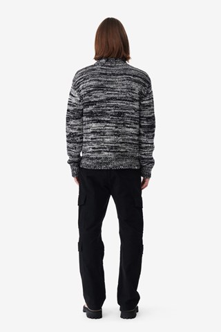 Pull en laine Elliano - Noir chiné