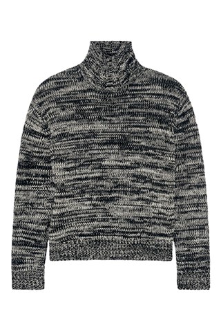 Pull en laine Elliano - Noir chiné