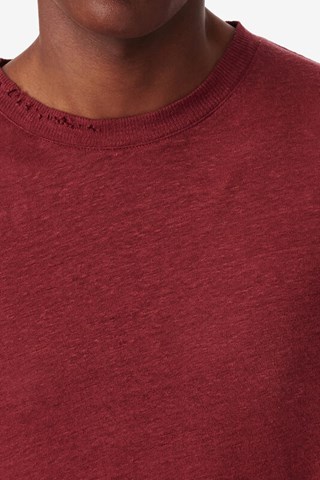 T-shirt en lin Arona - Bordeaux chiné