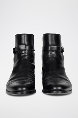 Boots en cuir Johd - Noir