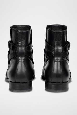Boots en cuir Johd - Noir
