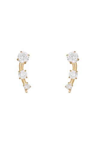 Boucles d'oreilles Trio de Pierre  - Or jaune