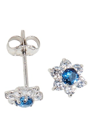 Puces Le Messager Bleu  -  Or blanc