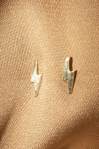 Puces Eclair doré - Or jaune