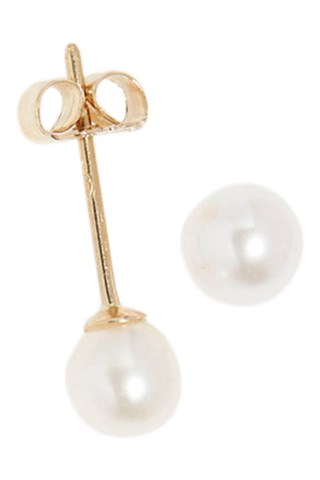 Puces My Pearl - Or jaune et perles de culture d’eau douce