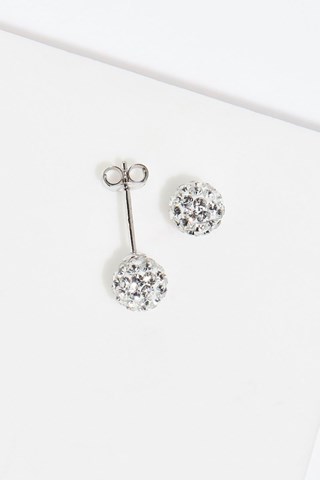 Puces Crystal - Or blanc