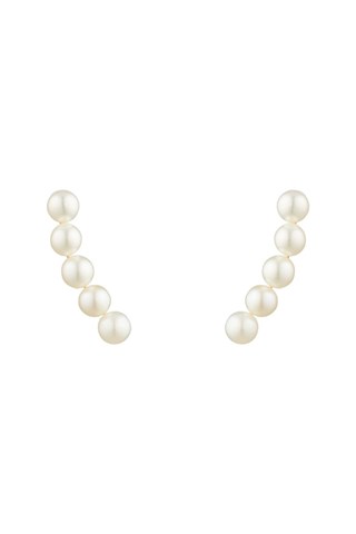 Boucles d'oreilles Perles Grimpantes - Or jaune