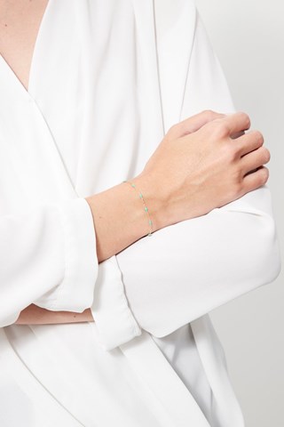 Bracelet Email Or jaune