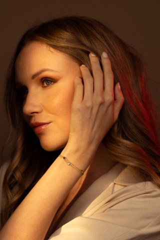 Bracelet Multicolore - Or jaune, citrines, améthystes, topazes et quartz