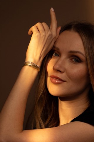 Bracelet Vico Scintillant - Or blanc et or jaune