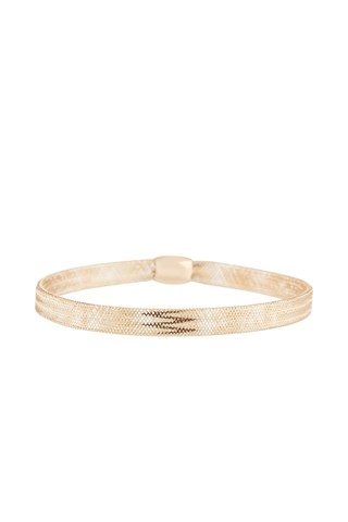 Bracelet Maille Tissée - Or jaune