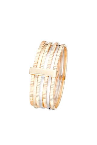 Bague Acapulco - Or jaune, or blanc et or rose