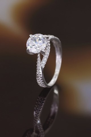 Bague Tourbillon - Or blanc