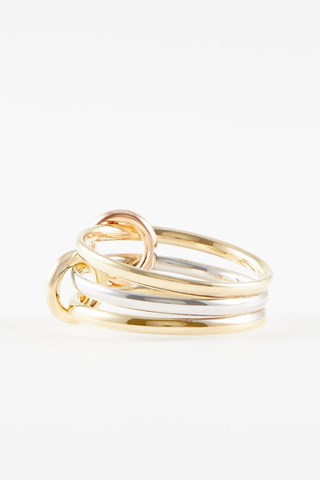 Bague Meteor - Or jaune, or blanc et or rose