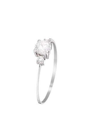 Bague Intuition Or blanc