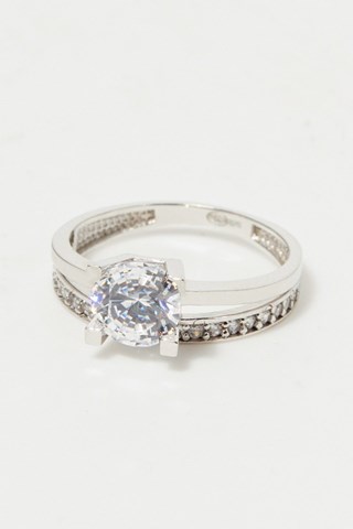 Bague Majestueuse - Or blanc