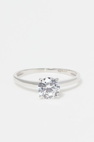 Bague Sobre Or blanc