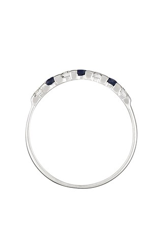 Bague Saphir Sacré - Or blanc et saphirs