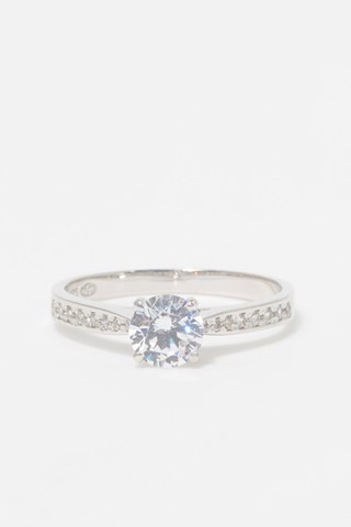 Bague Amoureuse brillante Or blanc