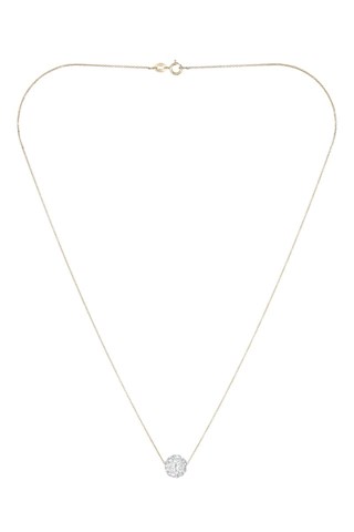 Collier Bulle de Crystal - Or jaune