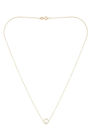 Collier Single pearl - Or jaune et perle naturelle