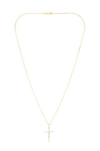 Pendentif Croix de Jésus - Or jaune