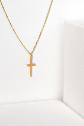 Pendentif Croix Croyance - Or jaune