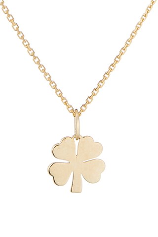 Pendentif Trèfle Or jaune