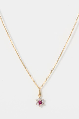 Pendentif Le Messager Rouge - Or jaune