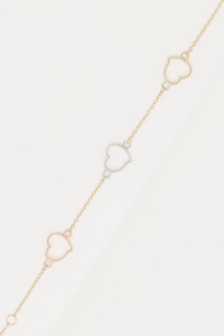 Bracelet Amour Amitié Affection Or jaune, or rose et or blanc