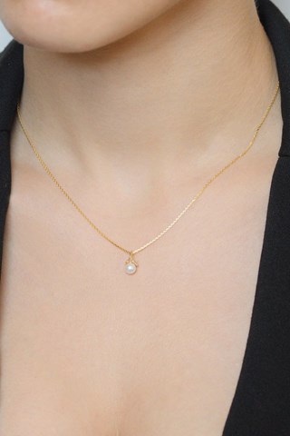 Pendentif Phenix - Or jaune et perle de culture