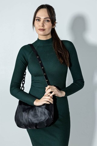 Mala de ombro Everly - Emily Westwood - Preto