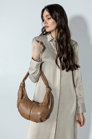 Mala de ombro Elena - Emily Westwood - Castanho