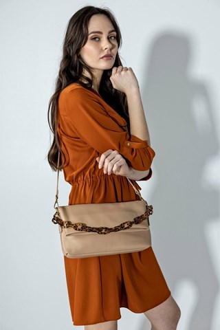 Mala de ombro Autumn Bege - Emily Westwood - Bege