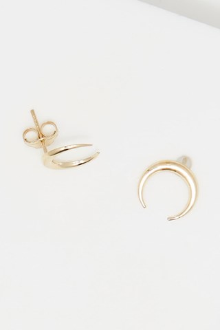 Oorbellen Demi Lune Geelgoud