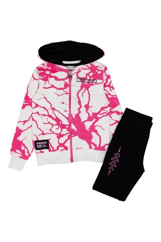 Sweat et jogging - Noir et rose