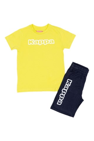 T-shirt et short - Jaune et bleu marine