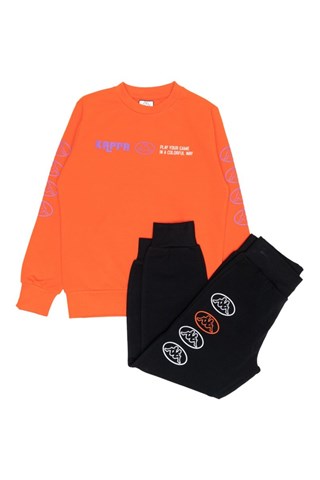 Sweat et pantalon - Orange et noir