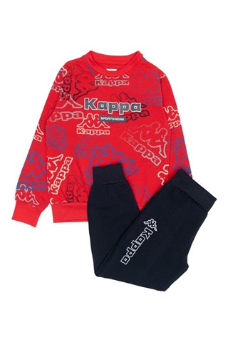 Sweat et pantalon - Rouge et noir