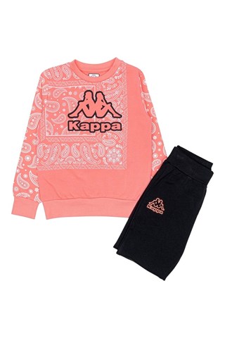 Sweat et pantalon - Corail et noir