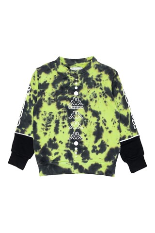 Ensemble sweat et jogging - Vert clair et noir