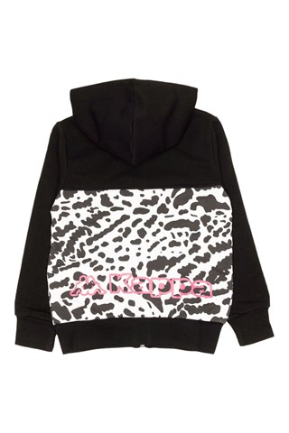 Ensemble veste à capuche et jogging  - Noir et blanc